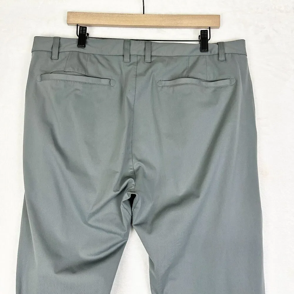 Rhone Commuter Pant Classic Size 38 Smoked Pearl Gray 4 Way Stretch 28